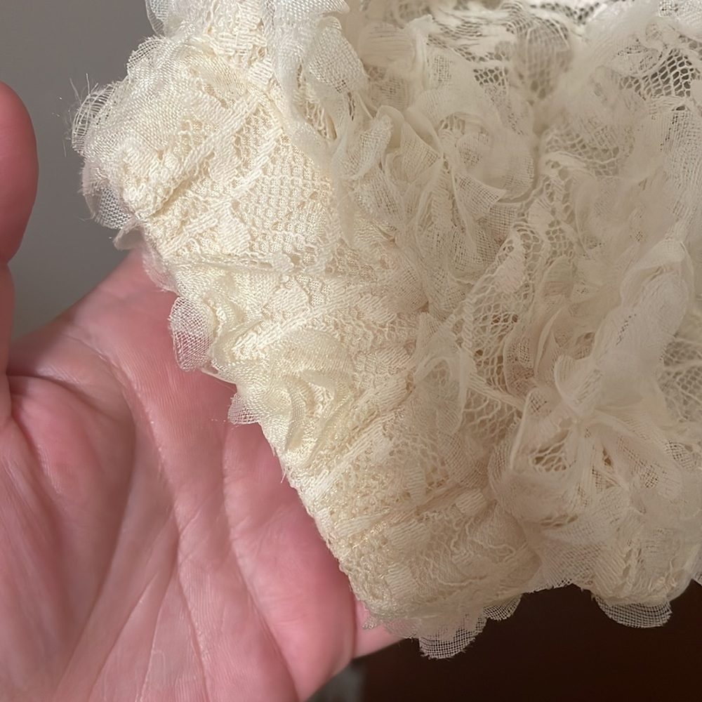 NWT Zara Organza Lace Shirt - Picture 8 of 11